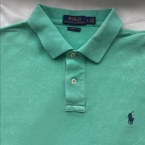 Polo Ralph Lauren Green Polo Shirt - Large